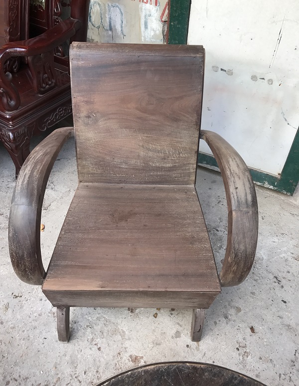 Bộ bàn ghế sa long thùng bao cấp gỗ gụ ta 1