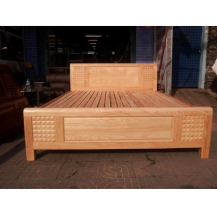 Giuờng ngủ gỗ sồi kích thước 180x200 cm thanh lý