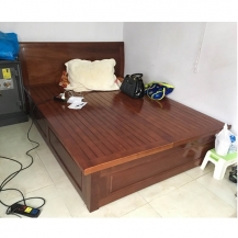 Giường rát phản gỗ xoan đào mới 95%